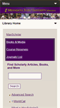 Mobile Screenshot of lib.mnsu.edu
